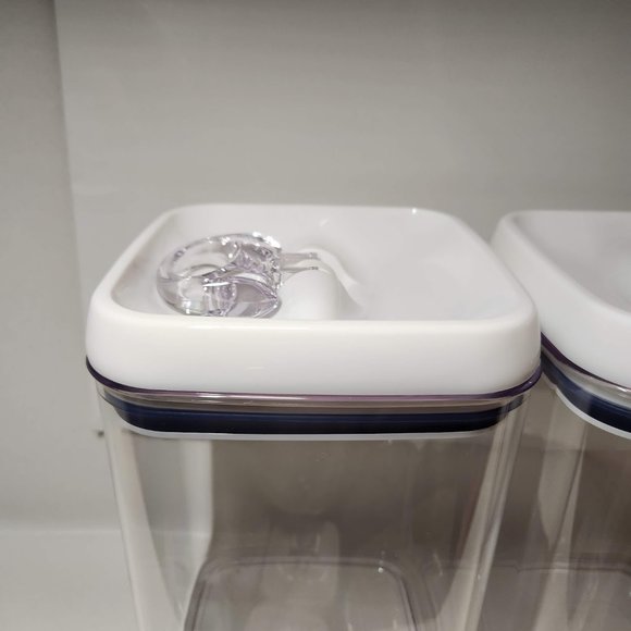 NEW Set of 2 Pantry Kitchen Food Storage with Lids Canister Storage Organization - Picture 10 of 11